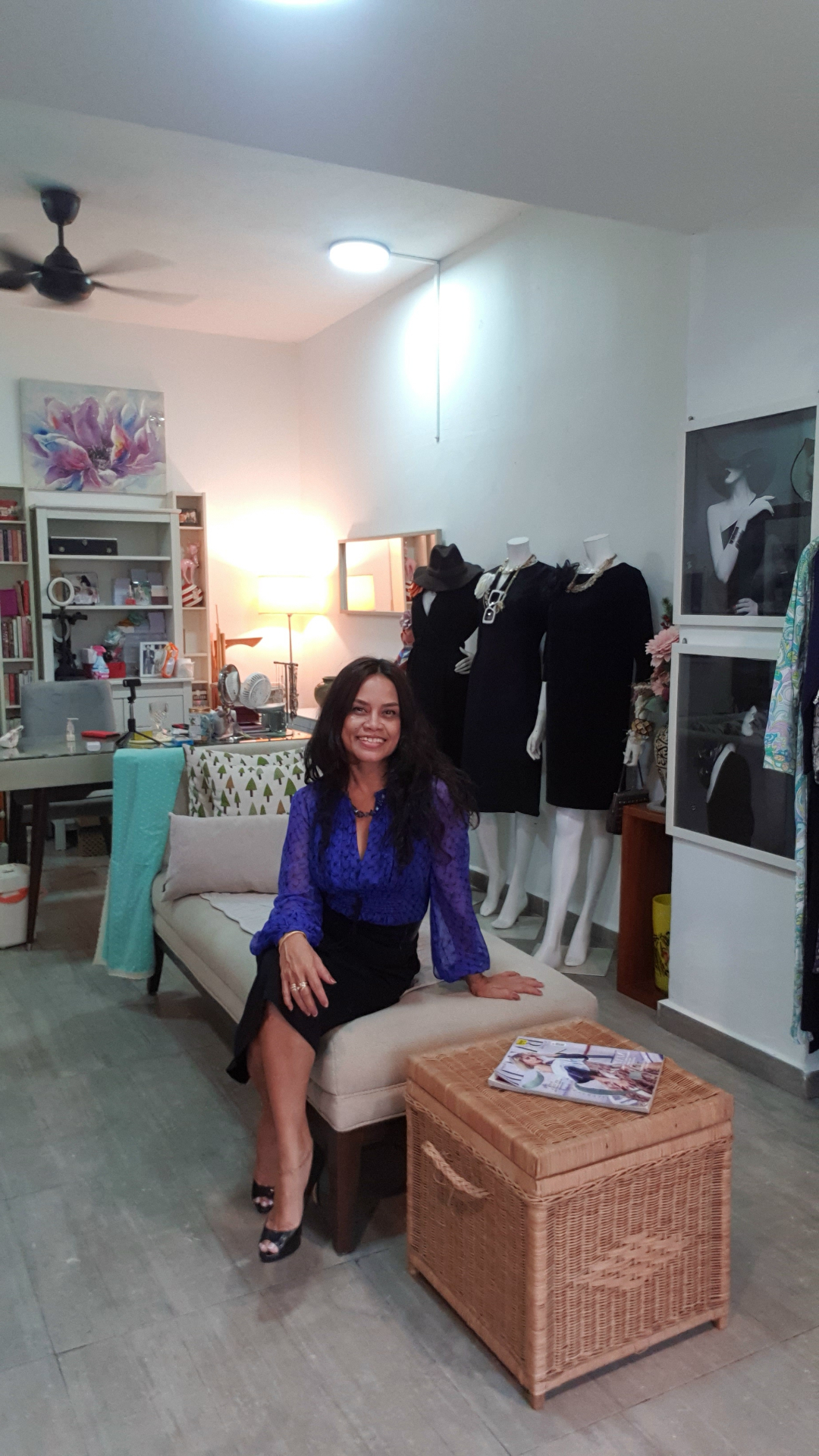 The Gorgeous Collection studio seating area